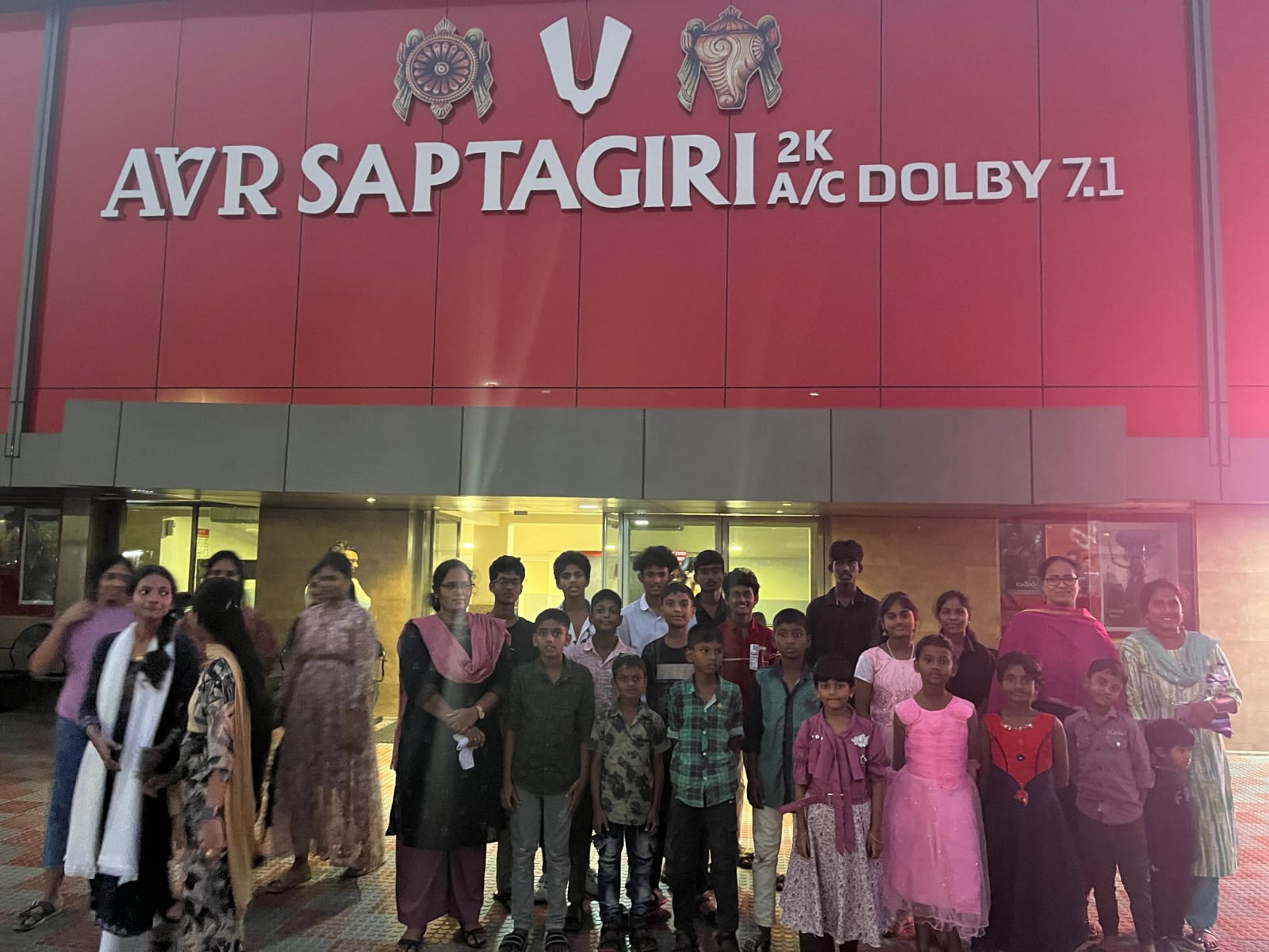 Movie outing with children